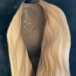 Christian Louboutin Black Suede leather Ron Fringe ankle booties 39 Photo 6