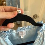 J. Marie Floral Print Long Sleeve Dress Size XS Color Blue White Photo 4