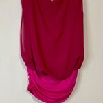 Scala La Women’s Sleeveless Ruched Blouse with Necklace Pink NWOT Photo 6