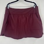 Zuda‎ Skort size XL active petite pickleball shorts skirt Size XL Purple golf Photo 2