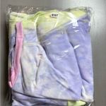Pastel Smash Tie Dye Sweatshirt Round Neck Puff Long Sleeve Oversized Soft Cozy Pink Size M Photo 8