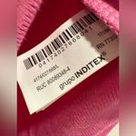 ZARA  Pink V-Neck Women's T-Shirt‎ Size L Photo 3