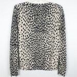 J.Crew MERCANTILE ANIMAL PRINT PULLOVER CREW NECK SWEATER TOP XS Photo 4
