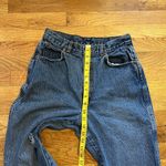 Vintage 90s Distressed Rigid Straight Leg High Waisted Jeans Denim Retro Classic Blue Size 26 Photo 2