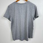 Lululemon  Gray Striped Short Sleeve Shirt Photo 1