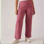 Athleta  Brooklyn Heights Wide Leg Pants Rosewood Pink Size 10 Photo 4