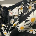 Summer Square Collar Elegant Daisy Floral Print A Photo 3
