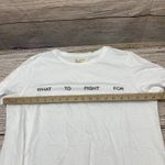 FOR DAYS "WHAT TO FIGHT FOR GIVES MEANING TO LIFE" Graphic T Shirt XL White Photo 2