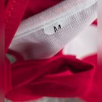 NWOT Red Bandeau Ruffle Bikini Rop & Bottom Set Size Medium Photo 2