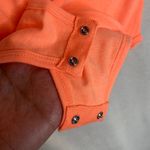 Zenana  Premium Scoop Neck Racerback Tank Top Bodysuit Neon Orange Size Small Photo 8