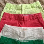 J.Crew  Pink and White Chino Shorts bundle 5 Photo 2