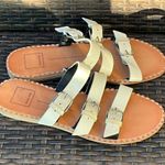 DV by Dolce Vit Dolce Vita white three buckle slip on sandals 8.5 Photo 0