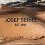 Josef Seibel Black Leather Sandals close toe size 38 USA (7.5) excellent cond Photo 1