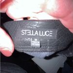 Stella Luce  medium short faux‎ snake skin leather skirt Photo 3