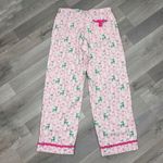 Victoria's Secret Victoria’s Secret Holiday Reindeer Print Flannel Sleep Lounge Pants Pink Small Photo 5