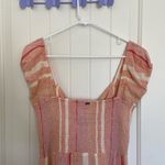 O'Neill EUC O’NEILL women’s Elijah midi striped cap sleeve tied bow dress small Photo 6