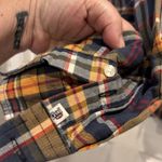 Cruel Girl  Shirt Blouse Western‎ Button Down Plaid Blue Orange Red XL Cotton Photo 4