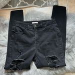 SO EUC  Distressed High Rise Leggings Jeggings Black Jeans sz 13/32 Photo 0