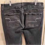 American Eagle Vintage Size 12 Stretch Artist Jeans Low Rise Flare 2000s Y2K Photo 5