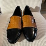 Elie Tahari  Brown and Black Loafers Photo 2