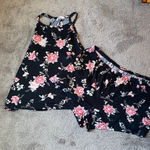 Flora Nikrooz Flora by  Black Floral Sleepwear Set SIZE 1X Photo 0