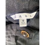 CAbi Straight Wide Leg Trouser Dress Pant Career Belt Loop 8 Brown Grey Plaid Photo 5