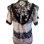 LA Hearts  Lace Cold Shoulder Shirt Floral Sexy Beach Coastal Photo 1