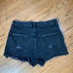 ZARA  | Destroyed Button Fly Cut Off Shorts Photo 6