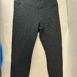 Nike dri fit leggings geo pattern new black size medium crop fit Photo 0