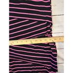 City Triangles Black with Pink Stripe Bodycon Dress Women Small Barbie Photo 7