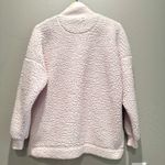 Aerie  Cream Fleece Quarter Zip Sweatshirt Size Medium Photo 1