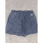 Ralph Lauren Polo Women's Size Large Blue Chambray Cotton Belted Paperbag Shorts Photo 4