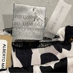 Alberto Makali Silk Off The Shoulder Leopard Animal Print Tunic Dress Photo 5