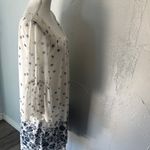 Siren Lily  White and Blue Long Sleeve Dress Photo 5