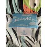 Nick & Nora Nick & Nora Women Pajama Lounge Pants Small Owls Drawstring Button Fly Lace Hem Photo 3