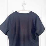 FIGS Technical Collection Catarina One Pocket Scrub Top Black Short Sleeve Large Photo 7
