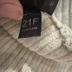 Kuhl Women's Med Turtleneck Sweater Ribbed Knit Merino Wool Blend Ivory Gorpcore Photo 4