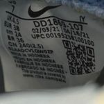 Nike  Dunk High Womens White Aluminum Leather Lace Up Athletic Sneakers Shoes 7 Photo 4