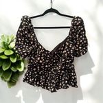 ASTR  The Label Cropped Floral Top Medium Photo 2