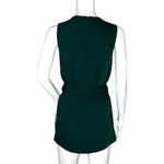 Topshop Shirt Womens 4 Dark Green Blouse Layer Business Office Casual Versatile Photo 3