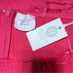 Hyacinth House Serafina Midi Dress S NWT Pink Cotton Smocked Fit & Flare Photo 5