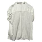 Orvis Women Button Front Shirt L White Linen Blend Coastal Beachy Preppy Resort Photo 1