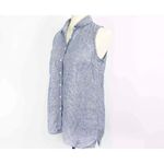 Garnet Hill ✨ Easy Linen Button-Down Striped Sz 2 Tank✨ Photo 2