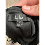 Lulus Sequin Mini Dress Size Small HOCO Homecoming Cocktail Black Low Back NWT Photo 2