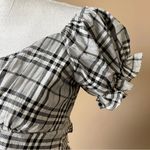 HYFVE  | Plaid Tiered Ruffle Romper Sz M Photo 5