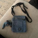 Kipling Blue Crossbody Bag with gorilla Katie Photo 2
