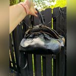 Nas Alentino Vintage Patchwork Style Crossbody Bag Iconic 80’s Faux Leather Black Photo 10