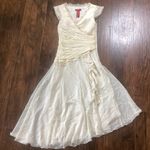 Sangria Long Cocktail Dress Photo 2