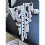 Sorel Ella II Ankle Strap Sandals Women's Size 7 Ruched Taupe Gray Photo 3