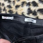 Vigoss Marley Coated Black Leather Look Mid Rise Skinny Jean Pants 24 NWT Photo 6